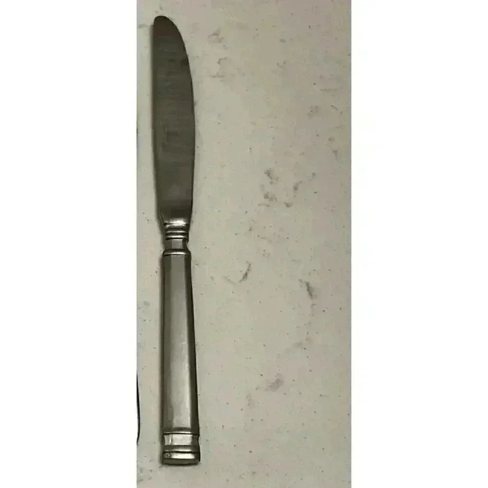 Hampton Silversmiths OPTIMUM Stainless Glossy Frosted Silverware Flatware Knife‎